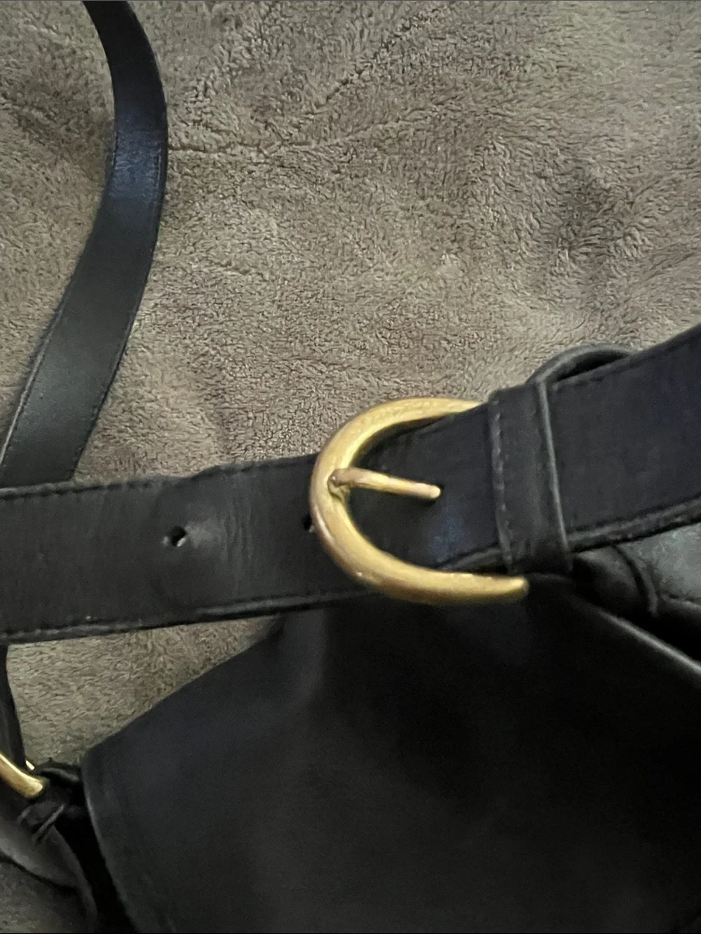 Vintage Coach Black Leather Flap Shoulder Bag No d71-4115 - Picture 10 of 10